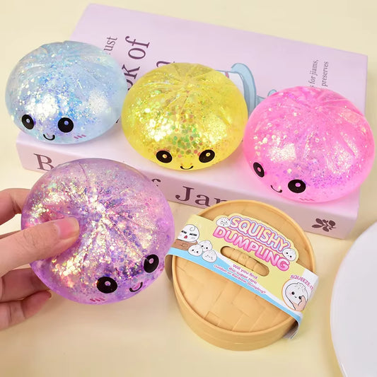 Glitter Dumpling Squishies Toy